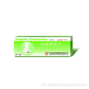 Theophyllin-Tablette Asthma bronchiale pfeifende Bronchitis